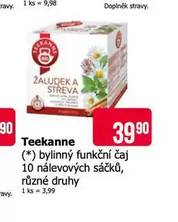 Teta Teekanne bylinný funkční čaj nabídka