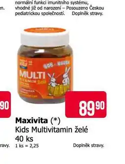 Teta Maxivita kids multivitamin želé nabídka