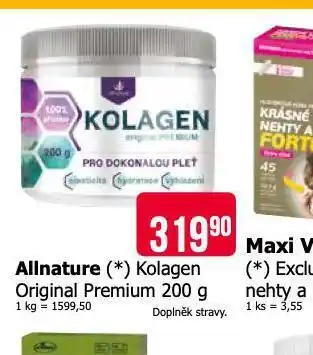 Teta Allnature kolagen original prmeium nabídka