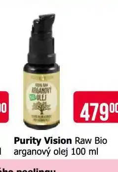 Teta Purity vision raw bio arganový olej nabídka