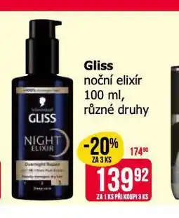 Teta Gliss noční elixír nabídka