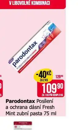 Teta Parodontax zubní pasta nabídka