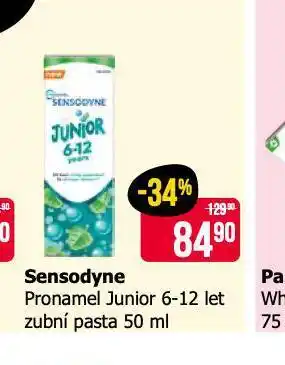 Teta Sensodyne junior zubní pasta nabídka