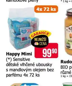 Teta Happy mimi dětské vlhčené ubrousky nabídka