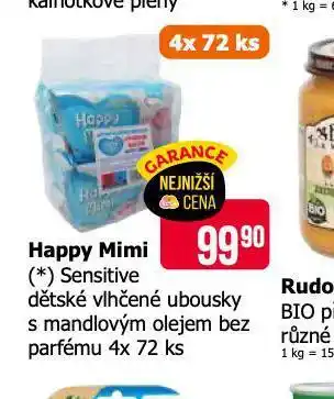 Teta Happy mimi dětské vlhčené ubrousky nabídka