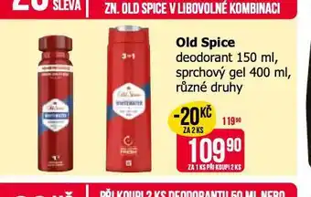 Teta Old spice sprchový gel nabídka