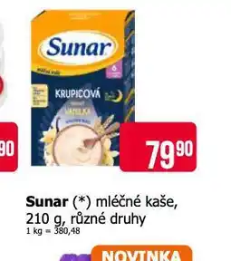 Teta Sunar mléčná kaše nabídka