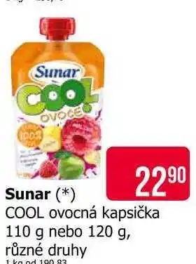 Teta Sunar COOL 120g, vybrané druhy nabídka