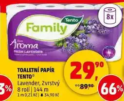 Penny Market TOALETNÍ PAPÍR TENTO Lavender, 2vrstvý, 8 rolí nabídka