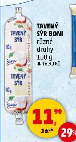 Penny Market TAVENÝ SÝR BONI různé druhy, 100 g nabídka