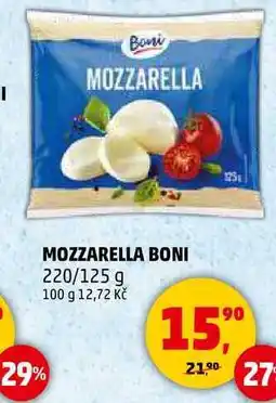 Penny Market MOZZARELLA BONI, 220/125 g nabídka