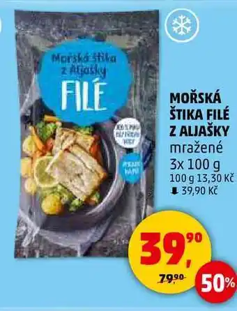 Penny Market MOŘSKÁ ŠTIKA FILÉ Z ALJAŠKY mražené, 3x 100 g nabídka