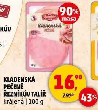 Penny Market KLADENSKÁ PEČENĚ ŘEZNÍKŮV TALÍŘ krájená, 100 g nabídka