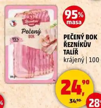 Penny Market PEČENÝ BOK ŘEZNÍKŮV TALÍŘ krájený, 100 g nabídka