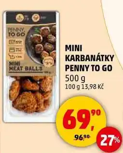 Penny Market MINI KARBANÁTKY PENNY TO GO, 500 g nabídka