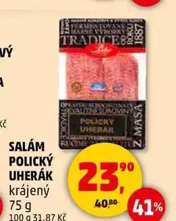 Penny Market SALÁM POLICKÝ UHERÁK krájený, 75 g nabídka