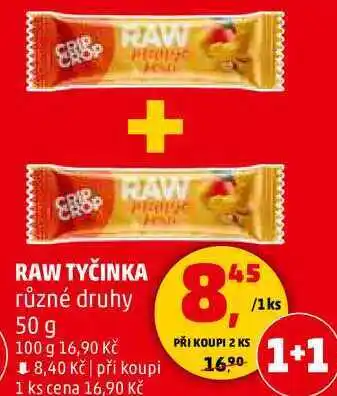 Penny Market RAW TYČINKA různé druhy, 50 g nabídka