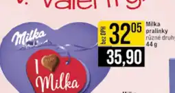 Jip Milka pralinky nabídka