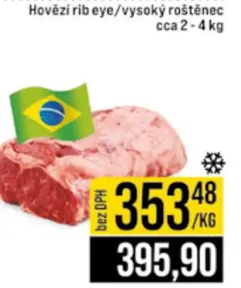 Jip Hovězí rib eye/vysoký roštěnec nabídka