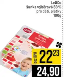 Jip Le&Co šunka výběrová 83% nabídka