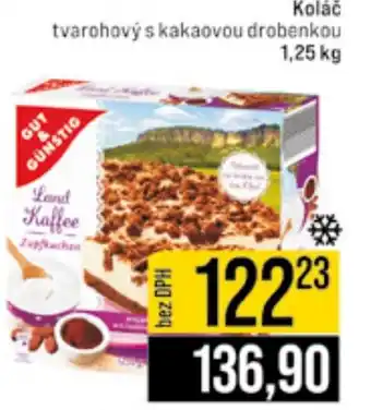 Jip Koláč tvarohový s kakaovou drobenkou nabídka