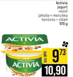 Jip Activia jogurt müsli nabídka