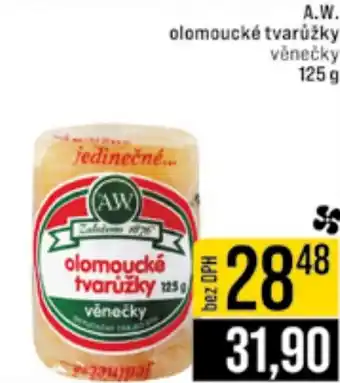 Jip A.W. olomoucké tvarůžky nabídka