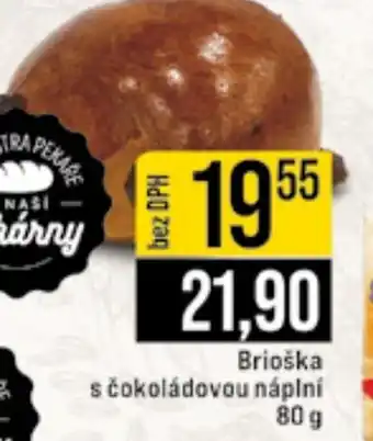 Jip Brioška s čokoládovou náplní nabídka