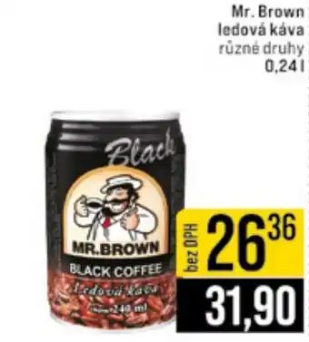 Jip Mr. Brown ledová káva nabídka