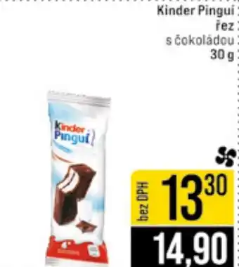 Jip Kinder Pingui řez s čokoládou nabídka