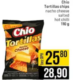 Jip Chio Tortillas chips nabídka