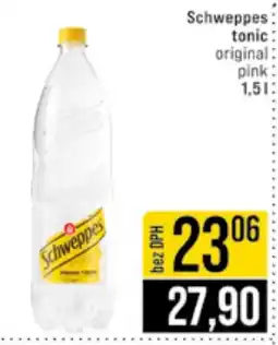 Jip Schweppes tonic nabídka