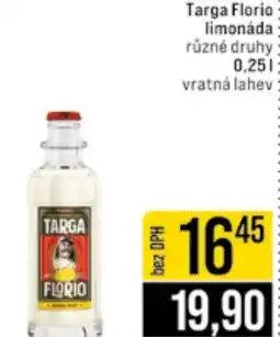 Jip Targa Florio limonáda nabídka