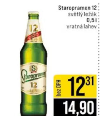 Jip Staropramen 12 světlý ležák nabídka