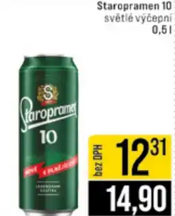 Jip Staropramen 10 světlé výčepní nabídka