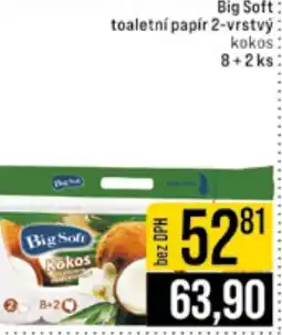 Jip Big Soft toaletní papír 2-vrstvý nabídka