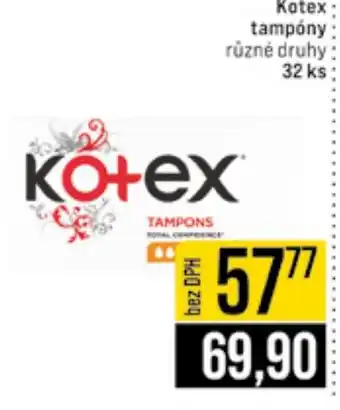 Jip Kotex tampóny nabídka