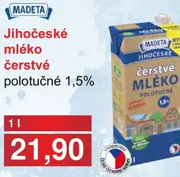 PLUS JIP MADETA Jihočeské mléko čerstvé nabídka