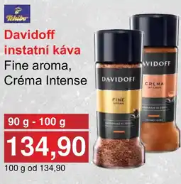 PLUS JIP Davidoff instatní káva nabídka