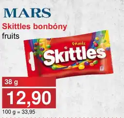 PLUS JIP MARS Skittles bonbóny fruits nabídka