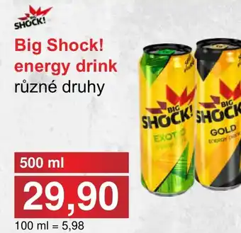 PLUS JIP Big Shock! energy drink nabídka