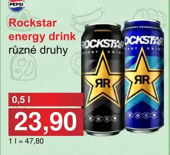 PLUS JIP Rockstar energy drink nabídka