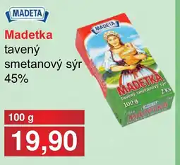 PLUS JIP MADETA Madetka tavený smetanový sýr 45% nabídka