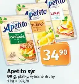 COOP TIP Apetito sýr nabídka