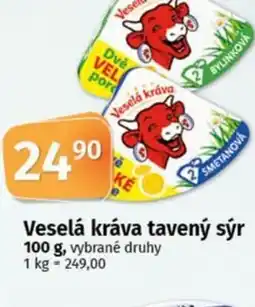 COOP TIP Veselá kráva tavený sýr nabídka