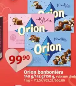 COOP TIP Orion bonboniéra nabídka