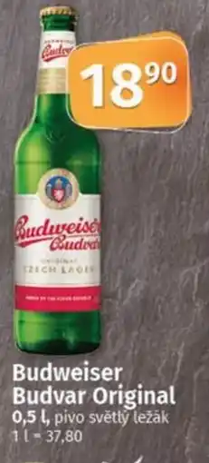 COOP TIP Budweiser Budvar Original nabídka