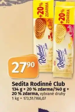 COOP TIP Sedita Rodinné Club nabídka