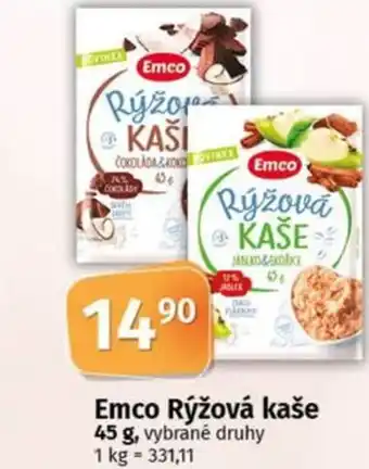 COOP TIP Emco Rýžová kaše nabídka