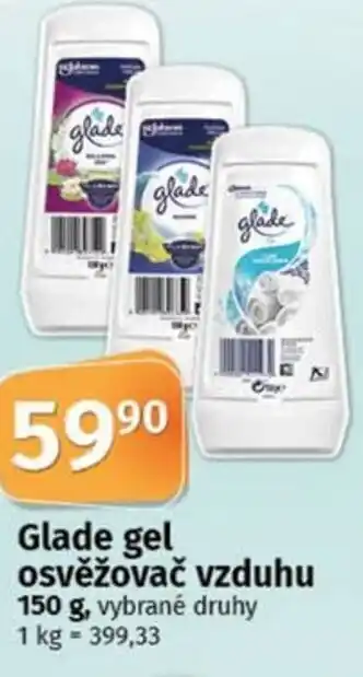 COOP TIP Glade gel osvěžovač vzduhu nabídka